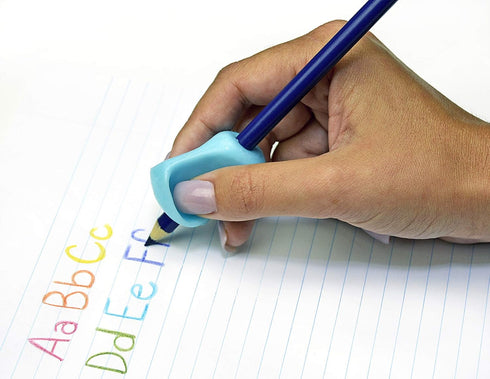The Pencil Grip Pinch Grip, Ergonomic Writing Aid, Gloss Colored Pencil Grips, 6 Count