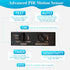 SAYTOP 2-Light Outdoor Ceiling Light with Motion Sensor Flush Mount Round Porch Light, Industrial Dusk to Dawn Ceiling