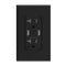 ELEGRP USB Wall Outlet Receptacle, 20 Amp Duplex Tamper Resistant, Dual 4.0 A USB Ports, Wall Plate Included, Glossy