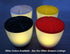 Turner-Red01 Solar Patio Table Lamp with LED Candle Accent Light