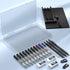 Nicpro 2.0 Mechanical Pencil Set, Black Metal, 3 PCS with Case, Drafting Lead Holder, Graphite Lead Refill & Colors