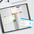 Professional Business Card Holder/Book with Black Cover, Holds 300 Business Cards