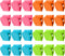 Grtard 24 Pack Magnetic Clips, Metal Refrigerator Magnets, Whiteboard Locker Magnets, Classroom Organization Teacher
