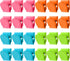 Grtard 24 Pack Magnetic Clips, Metal Refrigerator Magnets, Whiteboard Locker Magnets, Classroom Organization Teacher