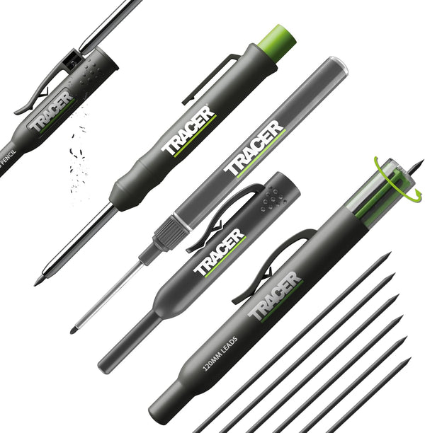 Tracer Complete Deep Hole Marking Kit - Includes Double-Tipped Long Head Deep
