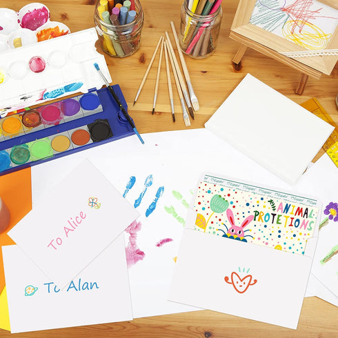 Eupako 5x7 Envelopes Self Seal 250 Pack, White A7 Envelopes for Cards, Photos, Invitations & Baby Showers