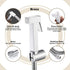 ZLOCYIVHE Set Handheld Bidet Sprayer for Toilet, Chrome Portable Cloth Diaper Sprayer Brass Bathroom Bidet Sprayer Kit