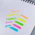 Pentel Twin Checker Dual-Tip Highlighter, Pack of 12, Chisel Tip, Yellow/Green Ink (SLW8-GK)