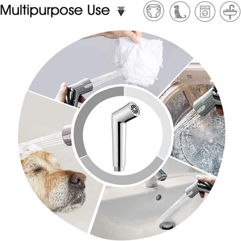 VNFOCRQJH Set(B Set) Handheld Bidet Sprayer for Toilet, Spray Attachment with Hose for Feminine Wash, Baby Cloth Diaper