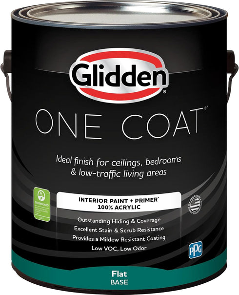 1-Gallon Glidden Interior Paint + Primer: Sage/Sweet Annie, One Coat, Flat