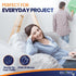 12 Pack 12 x 9 ft Extra Large Painter s Plastic Drop Cloth, Light & Durable Dust Cover for Painting