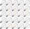 25 Pack G40 LED Light Bulbs Replacement for Outdoor String Lights, E12 Candelabra Base, 2700K Warm White