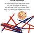 Checking Pencils, Red and Blue Erasable Pencils, Pre-Sharpened #2 HB for Grading (24 Pieces)
