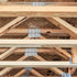 Pronged Truss Plate Flat Mending Plates Repair Tie Bracket Galvanized Steel 1 mm Thick for Roofing Trusses Wood