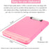 Clipboard with Storage, Foldable Nursing Clipboard, Waterproof Plastic Clipboards for Office Writing, Drawing (Pink)