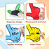 6 Colors Magnetic Finger Pointer for Classroom Kids Reading Dry Erase Magnet for Elementary School White Board Magnets