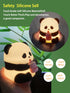 Cute Silicone Panda Night Lights, Rechargeable LED Animal Decor Night Lights for Girls and Boys, Portable Kawaii Lights