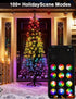 100 33Ft echosari Christmas String Lights, LED Smart String Lights Millions Color Changing with App, Music Sync