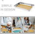 Hemoton Stainless Steel Dissection Tray, Anatomy Wax Tray, Lab Medical Dissecting Pan Tool