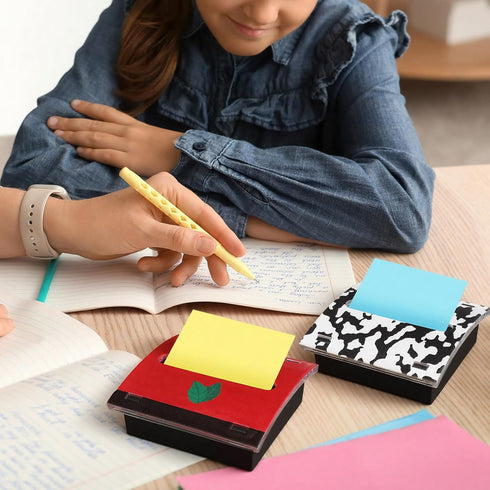6 Eaasty Pcs Teacher Appreciation Gifts Pencil Crayon Pop up Sticky Note Dispenser Composition Notebook Sticky Note