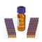 ALWSCI 2 ml 9 mm Amber HPLC Vial, Borosilicate Sample Vial with Graduation, 100 Pack with Blue Screw Cap