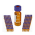 ALWSCI 2 ml 9 mm Amber HPLC Vial, Borosilicate Sample Vial with Graduation, 100 Pack with Blue Screw Cap