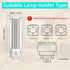 GX24QG24Q LED 4-Pin Base Light Bulb, 22W (42W CFL Equivalent), 6000K, 2 Pack