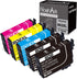 Epson 802XL Remanufactured Ink Cartridge Replacement 5 Pack for Workforce Pro WF-4720 WF-4730 (Black Cyan Magenta