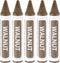 uxcell Furniture Repair Wood Markers, 5 Pcs Walnut Touch Up Filler Sticks,
