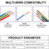 110PCS Compact Wire Connectors, Electrical Connector Blocks, 55pcs 2-Port/45pcs 3-Port/10pcs 5-Port, LJQ-110-US