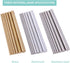 Swpeet 21Pcs Metal Round Rods Kit, 3 Kinds of Metal Materials, DIY Craft Tool, Diameter 2mm-8mm Length 100mm