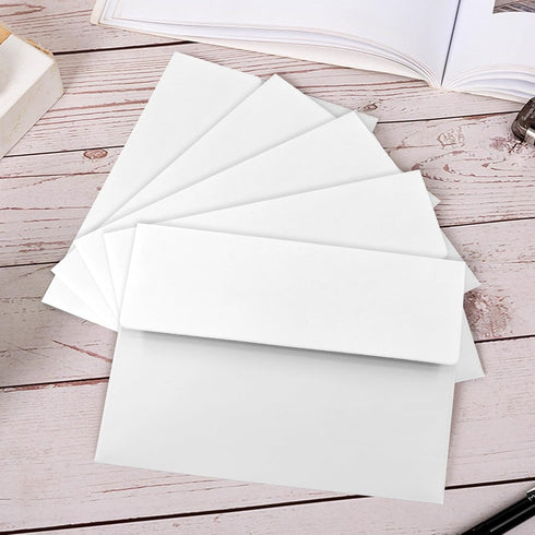 VANRA 150 Pack A6 Invitation Envelopes for 4x6 Greeting Cards, Self Seal White Envelopes for Wedding Invitations