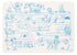 modern-twist 10 x 14 Reusable Coloring Doodle Mat, 100% Food-Grade Silicone, Treasure Map Pattern
