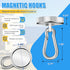 Magnetic Hooks Heavy Duty 150Lbs, 4 Pack Super Strong with Swivel Carabiner for Hanging