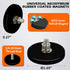 Magnets,4PCS 1/4-20 Thread,35lbs MUTUACTOR Neodymium Rubber Coated Anti-Scratch Mounting Magnets with Male Strong Round