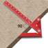 Aluminum Alloy Center Positioning Ruler, Multi-Function High-Precision Metric Measuring Tool for Right Angles