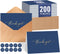Frelimiu 200 Pack Thank You Cards With Envelopes Gold Foil Bulk Set &