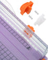 Firbon Purple A4 Paper Cutter, 12 Inch Titanium Straight Paper Trimmer for Scrapbooking Craft