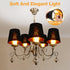 3 Set Bulbs Riakrum Pcs Chandelier Lamp Shades Small Lamp Shade for Pendant Wall Ceiling Lights Candle Clip on Fitter