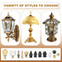 20mm 2 M10x1mm PATIKIL Lamp Shade Finial, Pcs Lamp Finials Caps Knob Threaded Base Aluminum Solid Lamp Finial