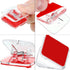 Self Adhesive Wall Clips, 24 Pieces Clear Shower Curtain Photo Clips for Teachers, Double-Sided Spring Hanger