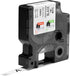 DYMO Rhino Industrial Permanent Polyester Labels, 3/8", Black Print on White Tape