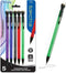 BAZIC Electra Mechanical Pencil 0.7mm, Smooth Writing, Latex Free Eraser, 5/Pack, 1-Pack