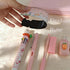 SHIDESHIN 9 Set Pcs Cute Pink Stationery Carrot Rabbit Kawaii Office Supplies Including Pens Pencil Eraser Ruler