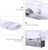 Tofficu 1pc Silver Stapler, Plastic Desktop Stapler, Heavy Duty, One Touch Stapler, Manual Stapler for Office