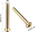 uxcell M6 x 45mm Threaded Hex Socket Head Cap Screws, 5 Pcs