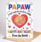 Moonlit93 Papaw - I Can't Wait For Our First Cuddle Happy Birthday From