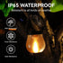 HuiZhen 2 Pack Solar Lanterns Outdoor Waterproof, Hanging Solar Lights for Outside, Flickering Flame Hanging Lanterns