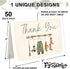 50 Pack FYSUIMU Baby Shower Thank You Cards Green Baby Cloth Mallard Duck Note Cards with Envelopes Stickers Boxed