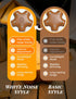 WANIDEA Fake Campfire Lamp, Ambient Lighting, White Noise Soothes The Mood, Portable Rechargeable Night Light